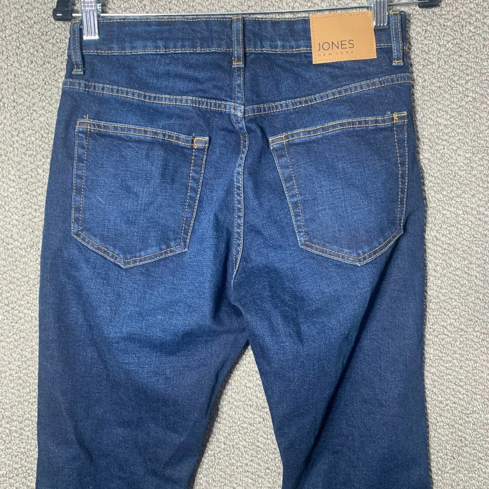 Jones New York‎ Mens Jeans 30X32 Blue Dark Wash Denim Straight Pockets Skater